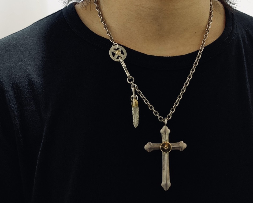 ゴローズ ネックレス十字架 チェーン - アクセサリー